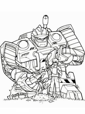 Раскраска Боты спасатели картинка в формате  онлайн