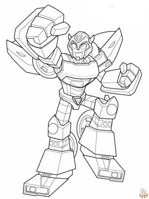 Раскраски Боты-спасатели Бесплатно  и легко раскрасить