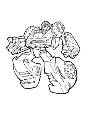 Раскраска Боты спасатели