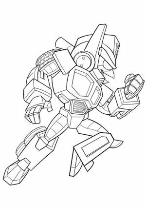 Раскраска Трансформер Angry Birds
