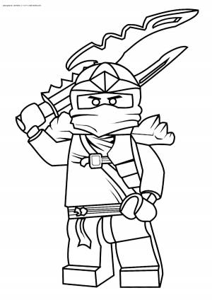 Раскраска Ниндзяго