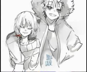 Sans X Frisk