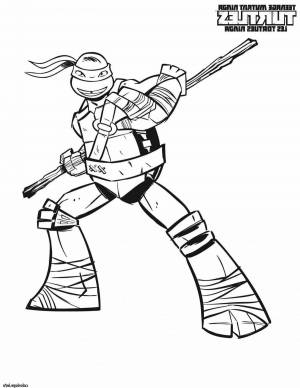 Раскраски Донни черепашки ниндзя