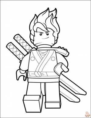 Страницы для раскрашивания Lego Ninjago для детей