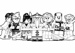 Раскраски Лего Ниндзяго