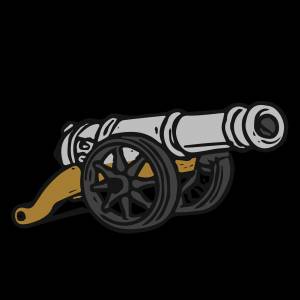 Пушка рисунок для детей