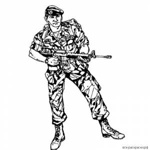 Раскраски омон
