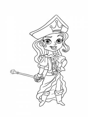 Раскраски Пираты   в формате