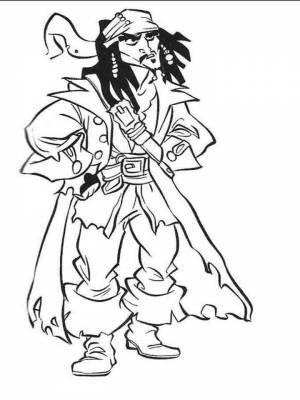 Раскраска Пираты  для девочек