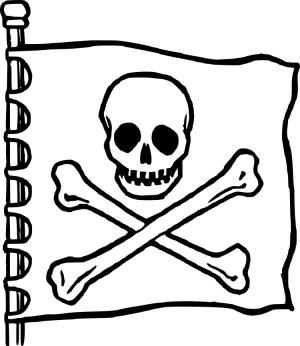Пиратские раскраски