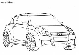 Раскраски машины Сузуки