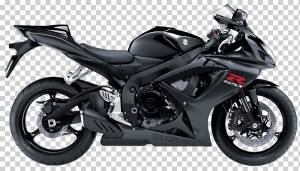 серый спортивный мотоцикл Suzuki GSX-R, черный мотоцикл Suzuki, транспорт, мотоциклы, сузуки png