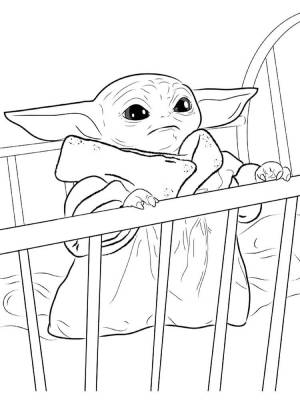 Раскраска Йода