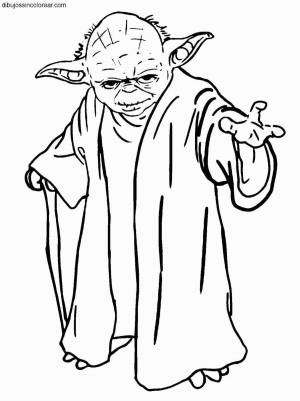 Раскраски Магистр йода