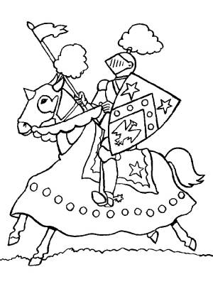 раскраски детские онлайн  раскраски для детей с рыцарями