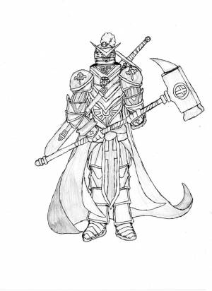 Рыцари для срисовки средневековье