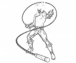 Раскраски Призрачный гонщик