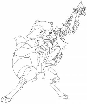 Раскраски Стражи галактики