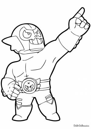 Раскраска Эль Рудо Примо Браво Старс