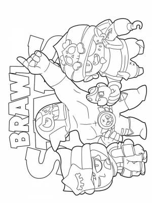 Раскраски Эль Примо Браво Старс   в формате