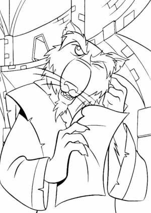 Раскраска Сплинтер