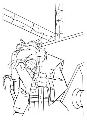 Раскраски Сплинтер