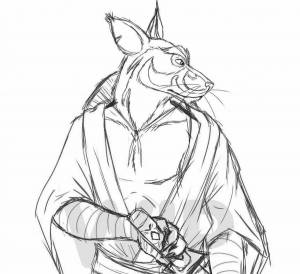 Раскраски Учитель сплинтер