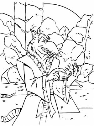 Раскраски Сплинтер