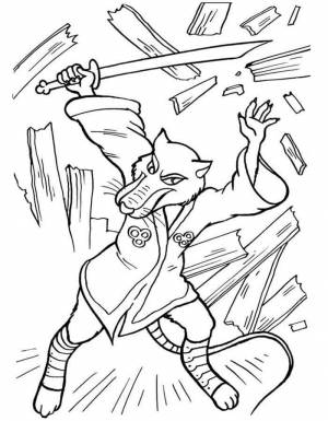 Раскраска Сплинтер