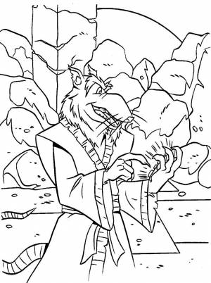 Раскраски Сплинтер