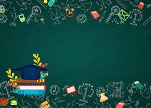 Рисованной школьные принадлежности выпускной колпачок доска фон образование, исключение, фон доски, инструмент обучения фон картинки и Фото для й загрузки