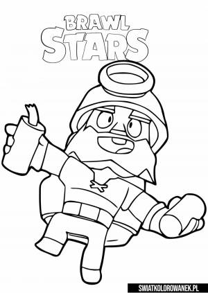 Раскраски Мортис brawl stars
