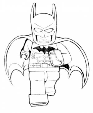 Раскраска Лего Марвел