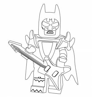 Раскраска лего бэтмен