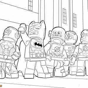 Лего марвел раскраска