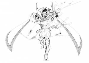 Раскраски доктор Стрэндж