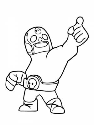 Раскраски Эль Примо Браво Старс   в формате