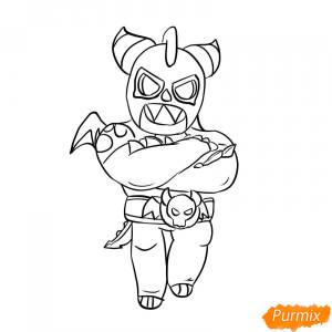 Как нарисовать Эль Примо из Бравл Старс 11 уроков