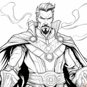 Раскраски Prinatable DR Strange  для детей и взрослых