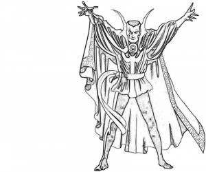 Раскраски Доктор Стрэндж