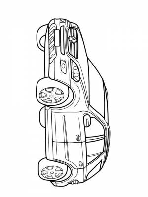 Раскраски Крутые машины   в формате
