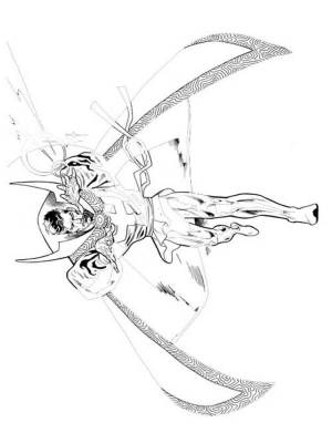 Раскраска Доктор Стрэндж