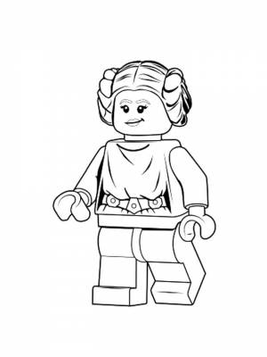 Раскраски Лего Звездные войны   в формате