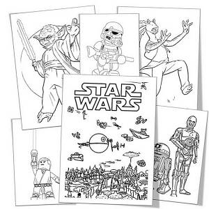 Раскраска Лего Звёздный войны