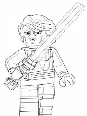 Раскраска Лего Звездные войны для детей