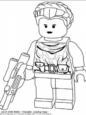 Картинка Лего Звездные войны раскраска для мальчиков