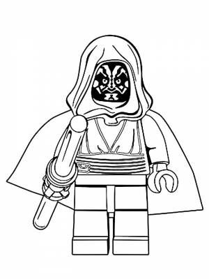 Картинка Лего Звездные войны раскраска в формате  для детей