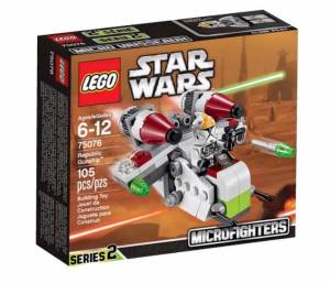 Лего Звездные войны 75076 Республиканский истребитель инструкция, обзор, картинки и видео, цена, где