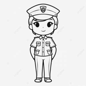 рисунок Полицейские мужчины раскраски на белом фоне наброски эскиз вектор PNG , рисунок крыла, рисунок кольца, ледяной рисунок PNG картинки и пнг рисунок для й загрузки