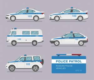 Русские полицейские машины